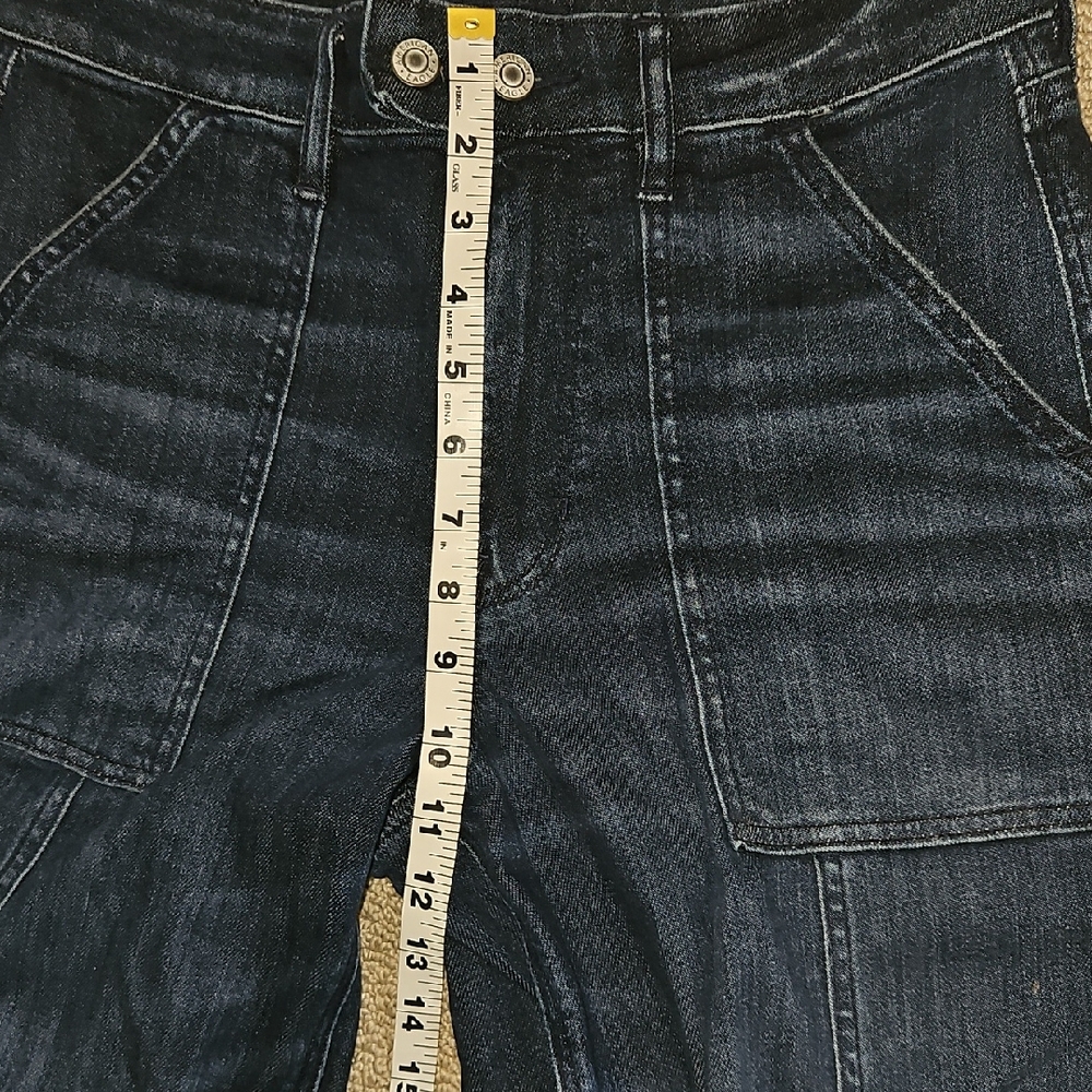 American Eagle Outfitters Relaxed Dark Blue Jeans (0048) - Picture 10 of 11